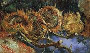 Vincent Van Gogh Four Withered Sunflowers Spain oil painting artist